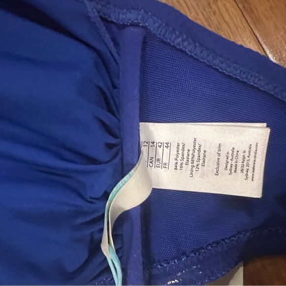 Sea Level swim Spinnaker bandeau size 12 NWT - Picture 10 of 12